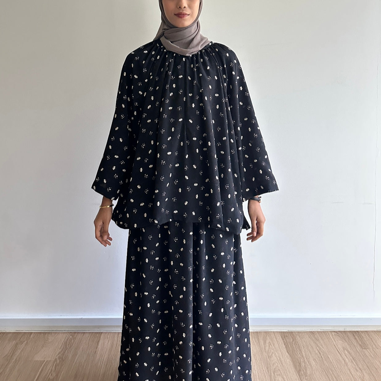 Fleur raglan skirt set