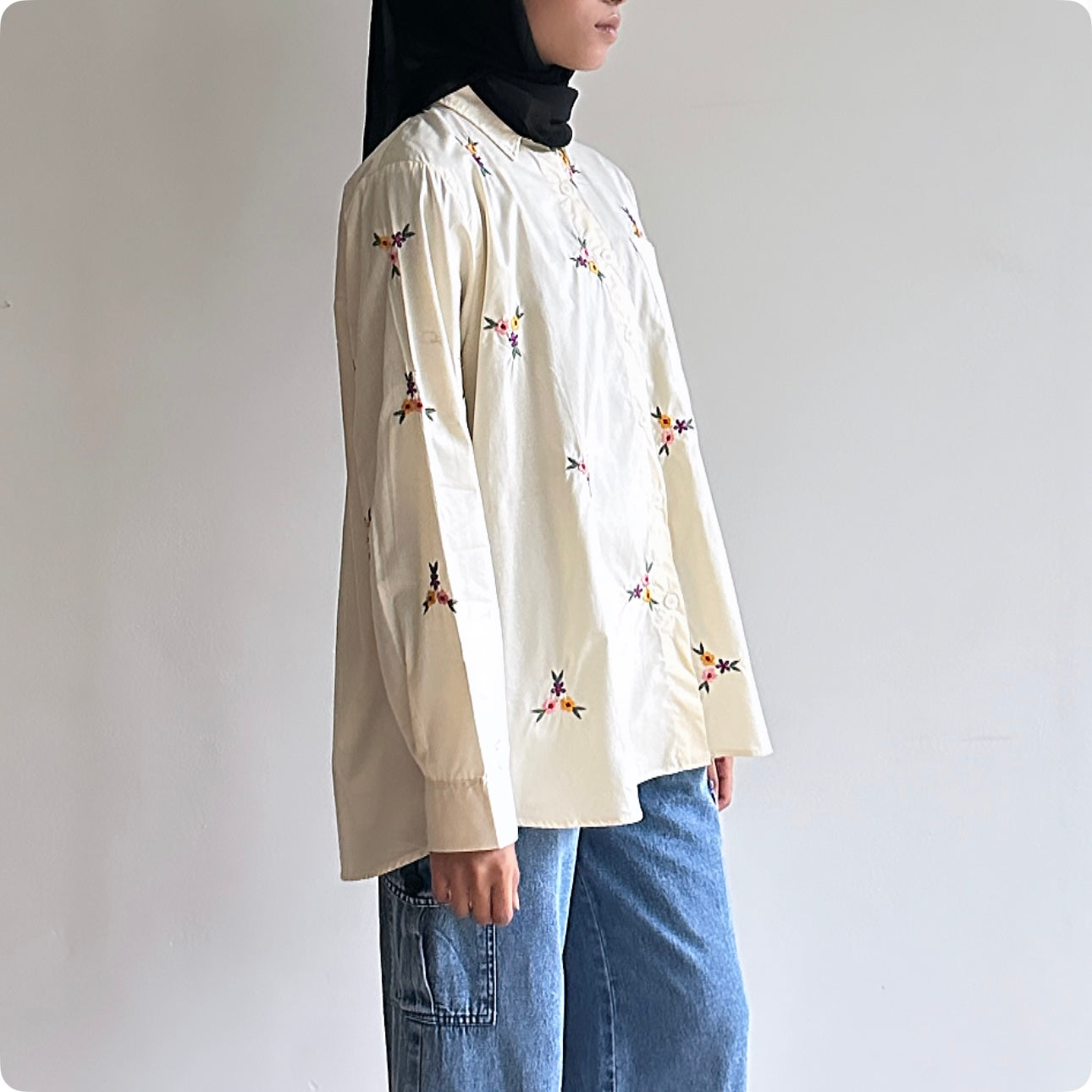 Aubrey floral shirt