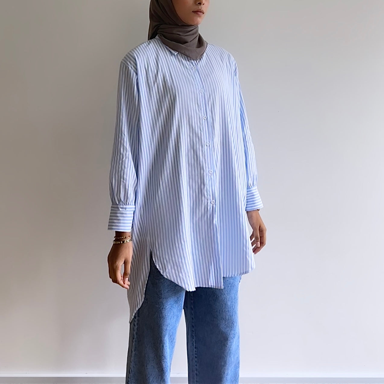 Avery oversized tunic shirt