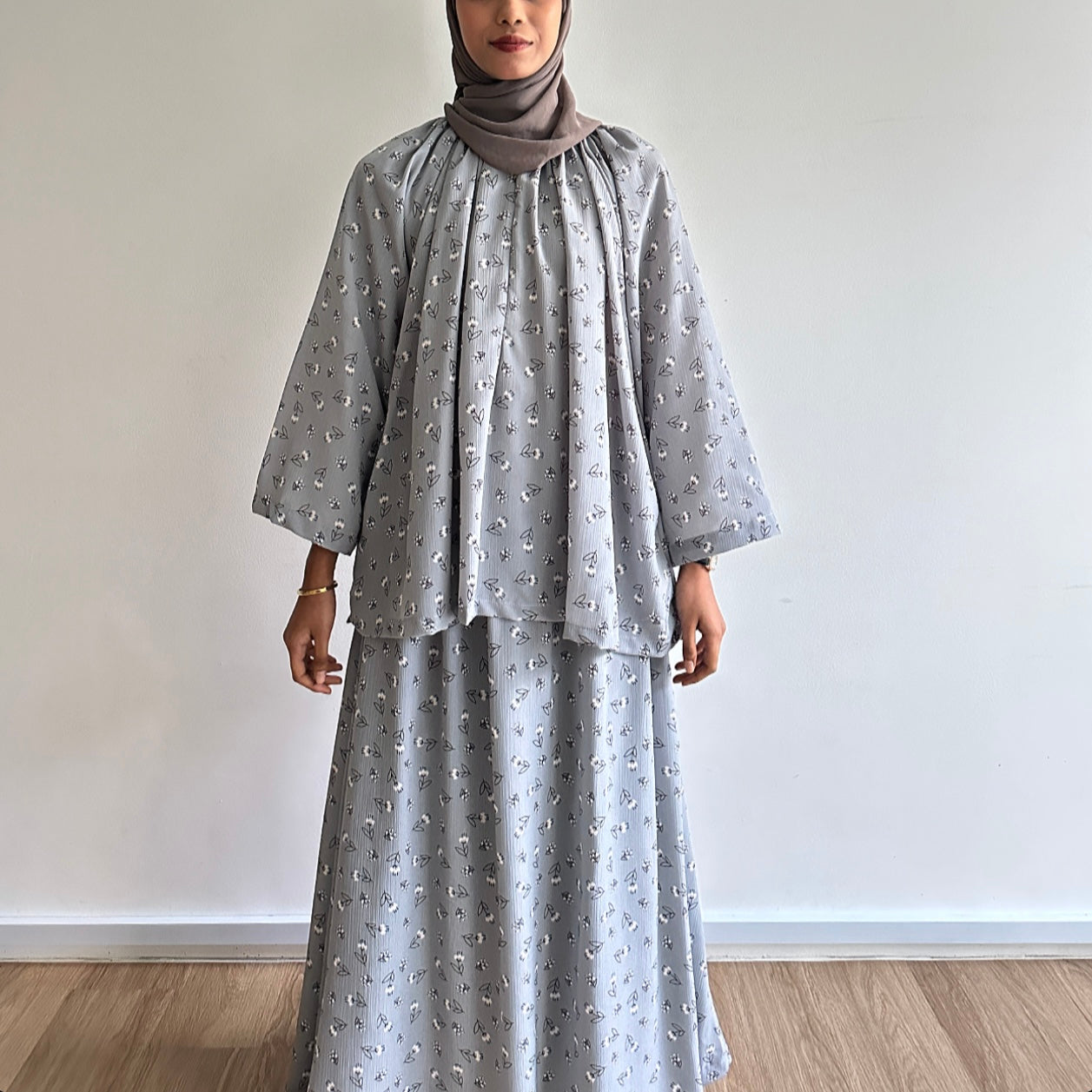 Fleur raglan skirt set