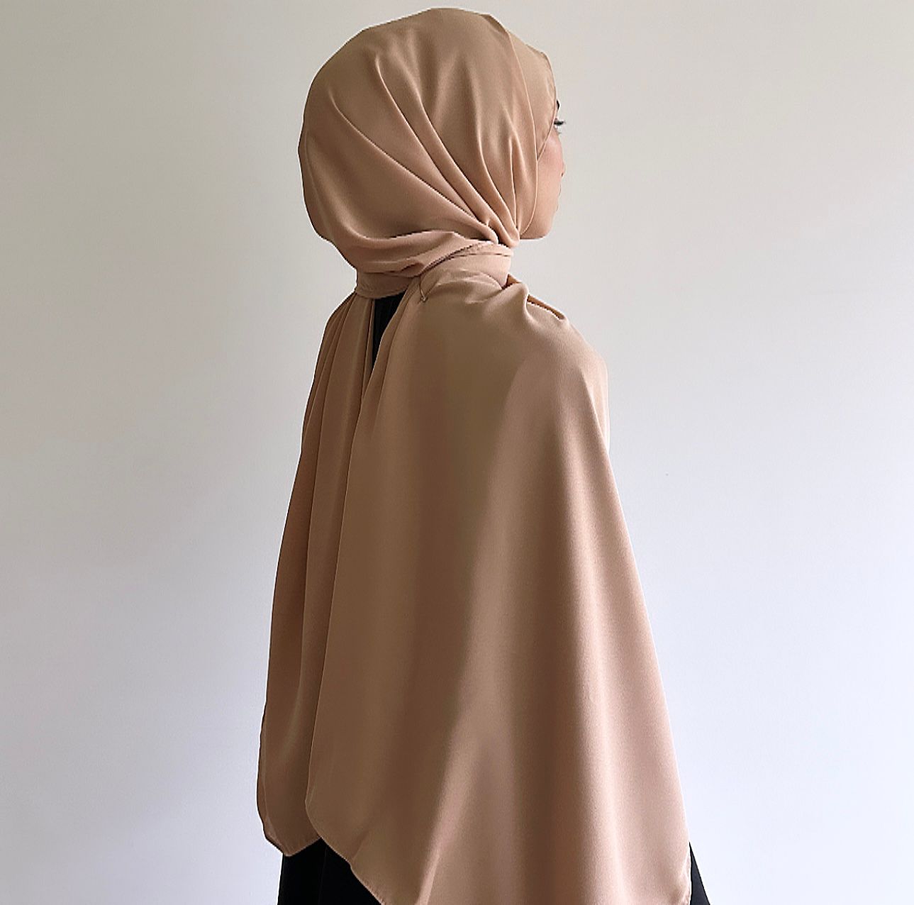 Basic chiffon shawl