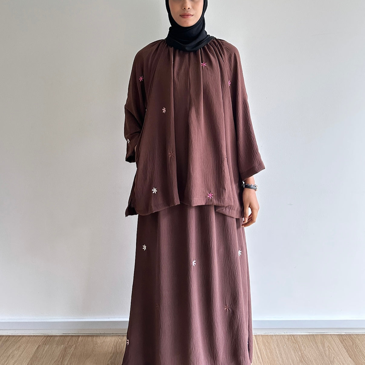 Heera floral skirt set