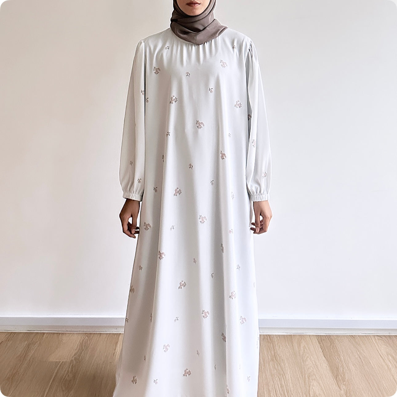 Isla floral printed long dress