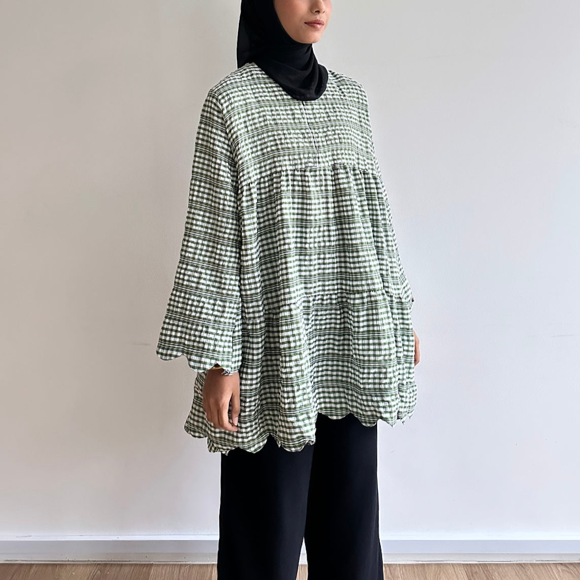 Elie gingham tunic