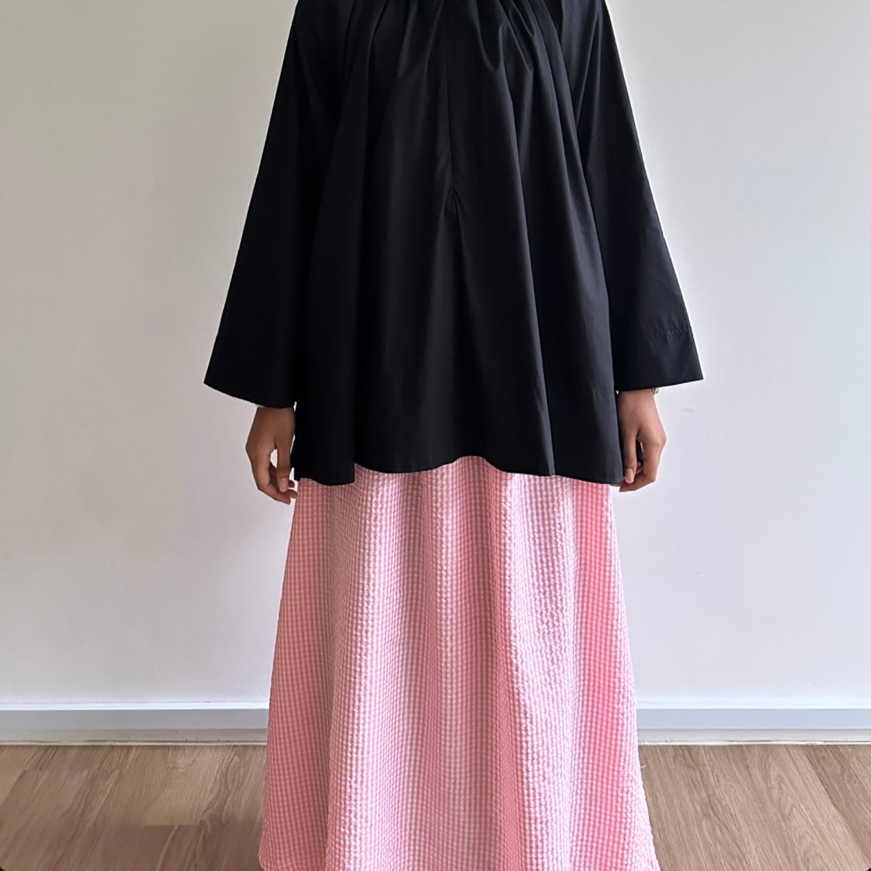 Kaia gingham skirt