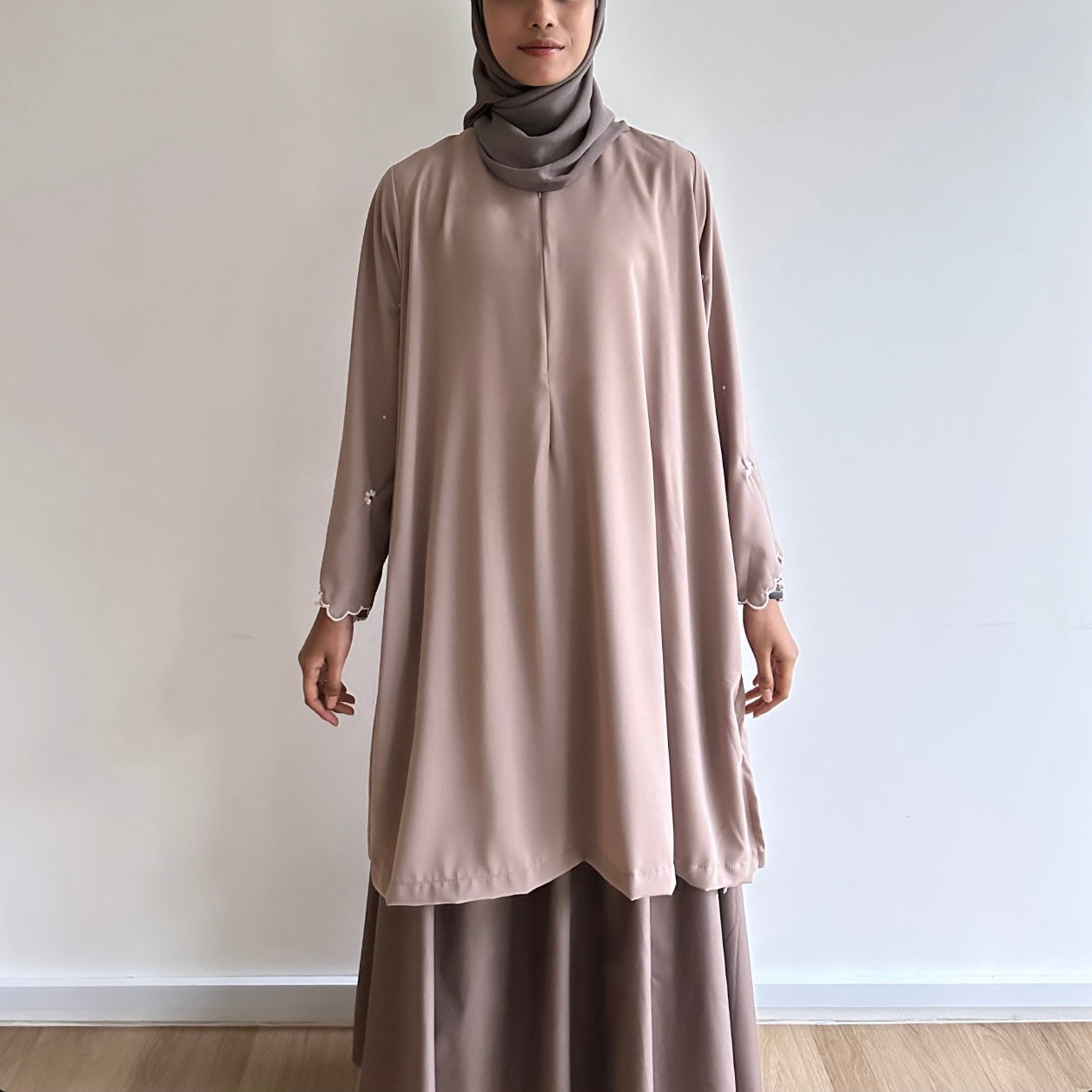 Marla floral sulam tunic