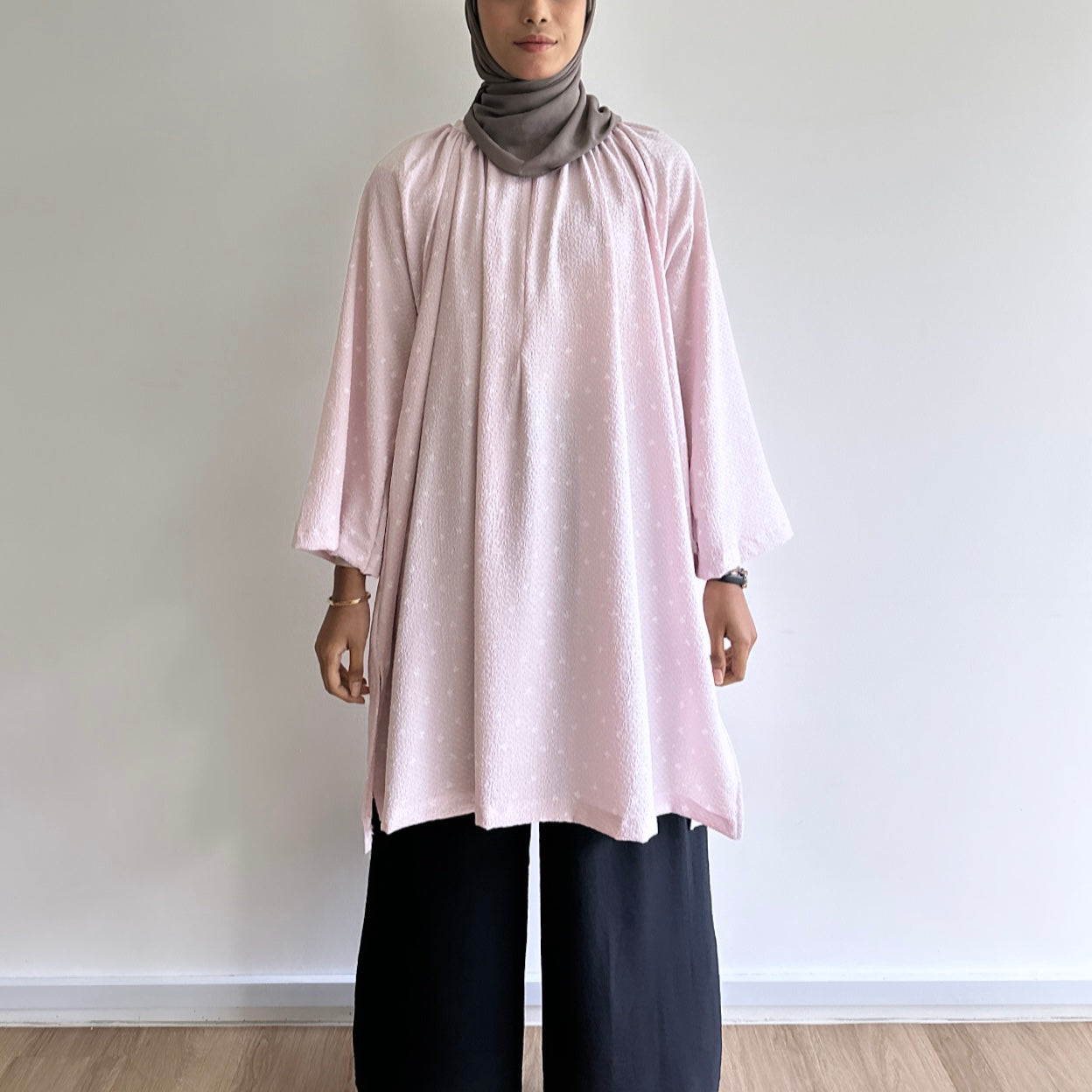 Evelyn floral tunic