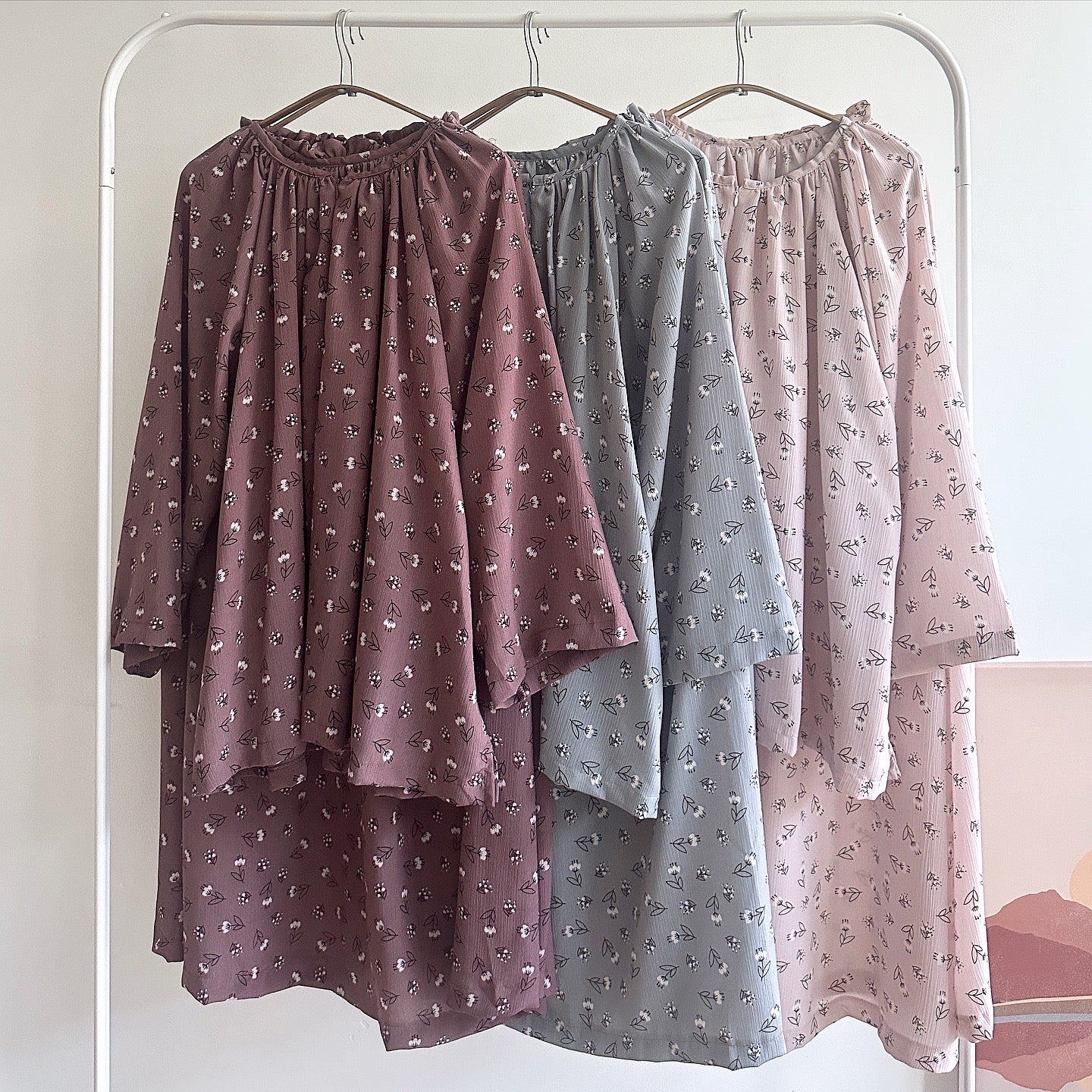 Fleur raglan skirt set