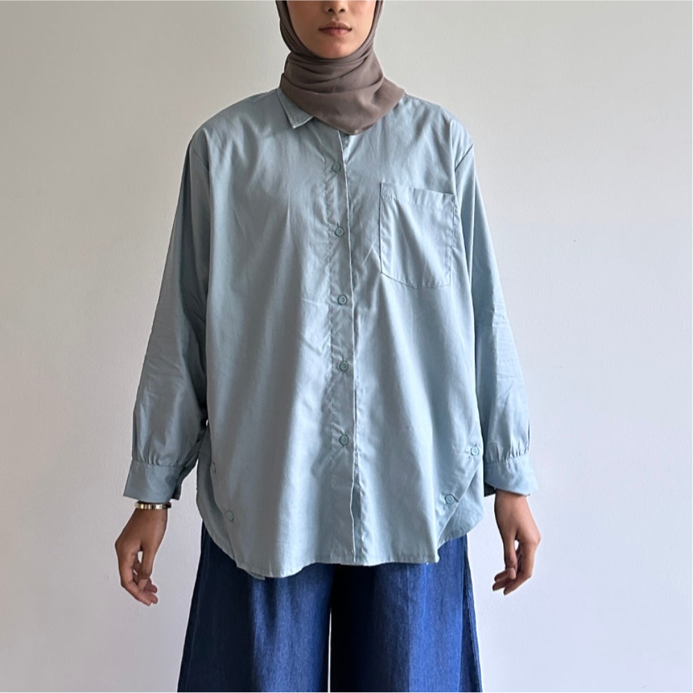 Estelle cotton oversized shirt