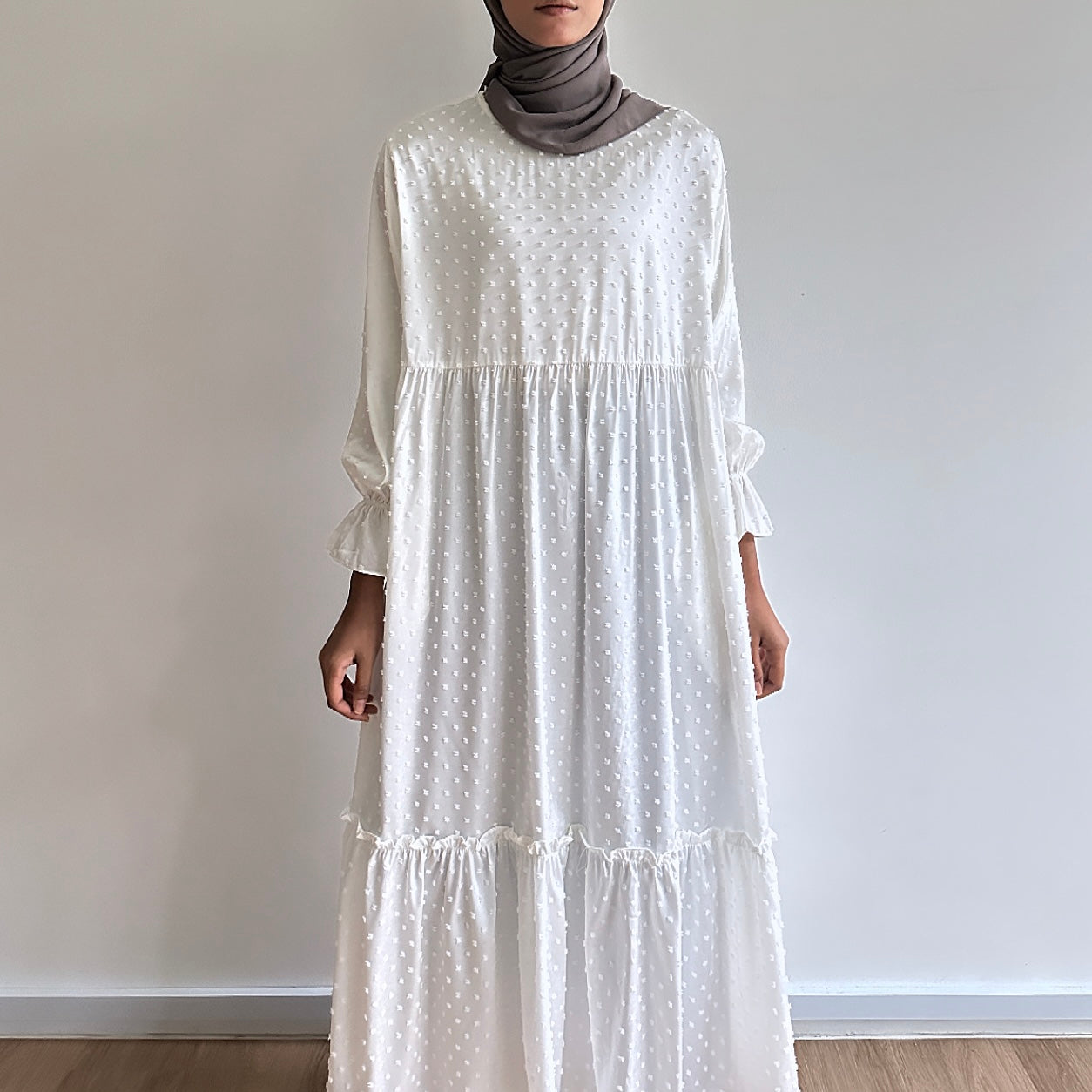 Sarah flowy silky dress