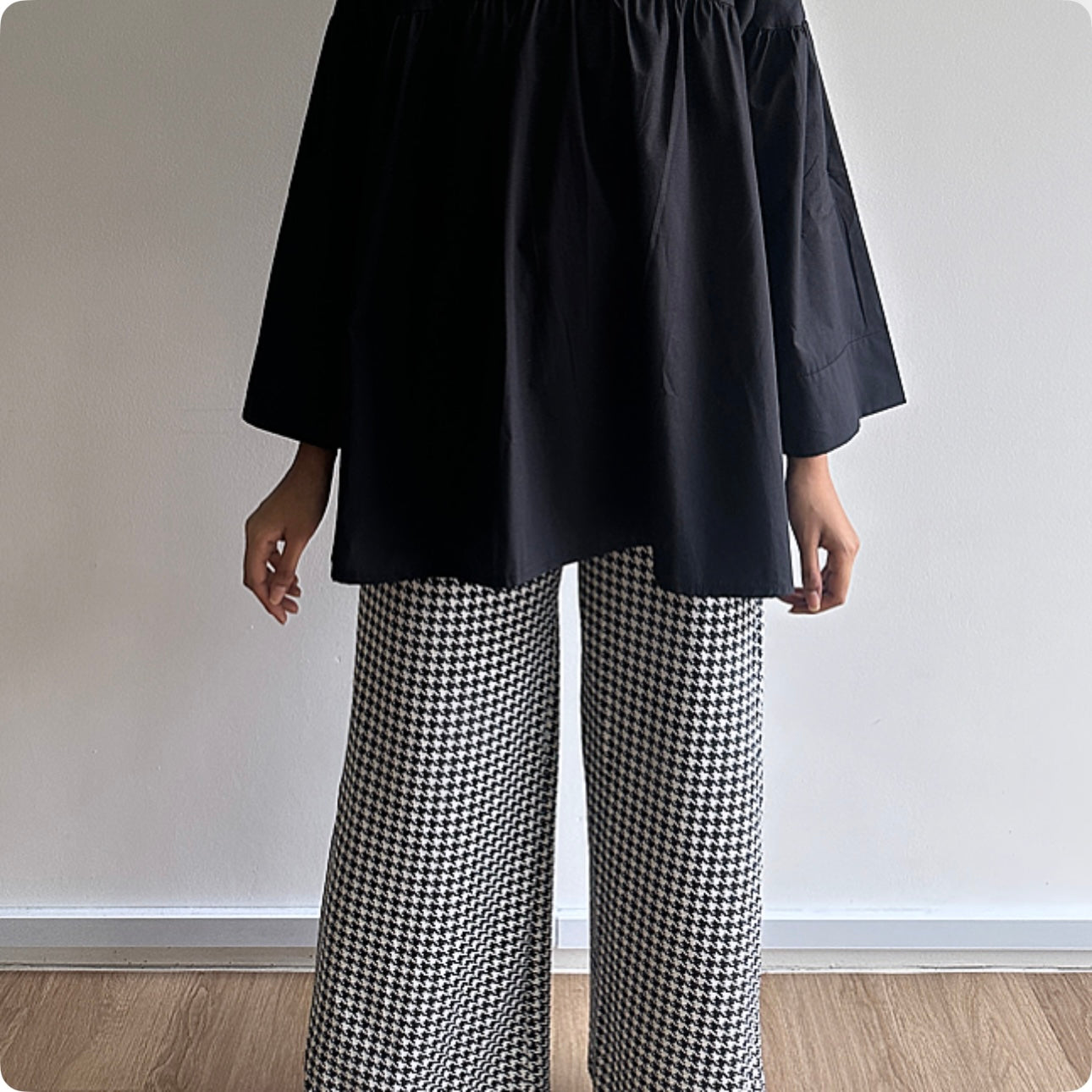 Maria houndstooth pants