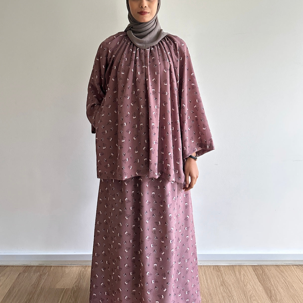 Fleur raglan skirt set