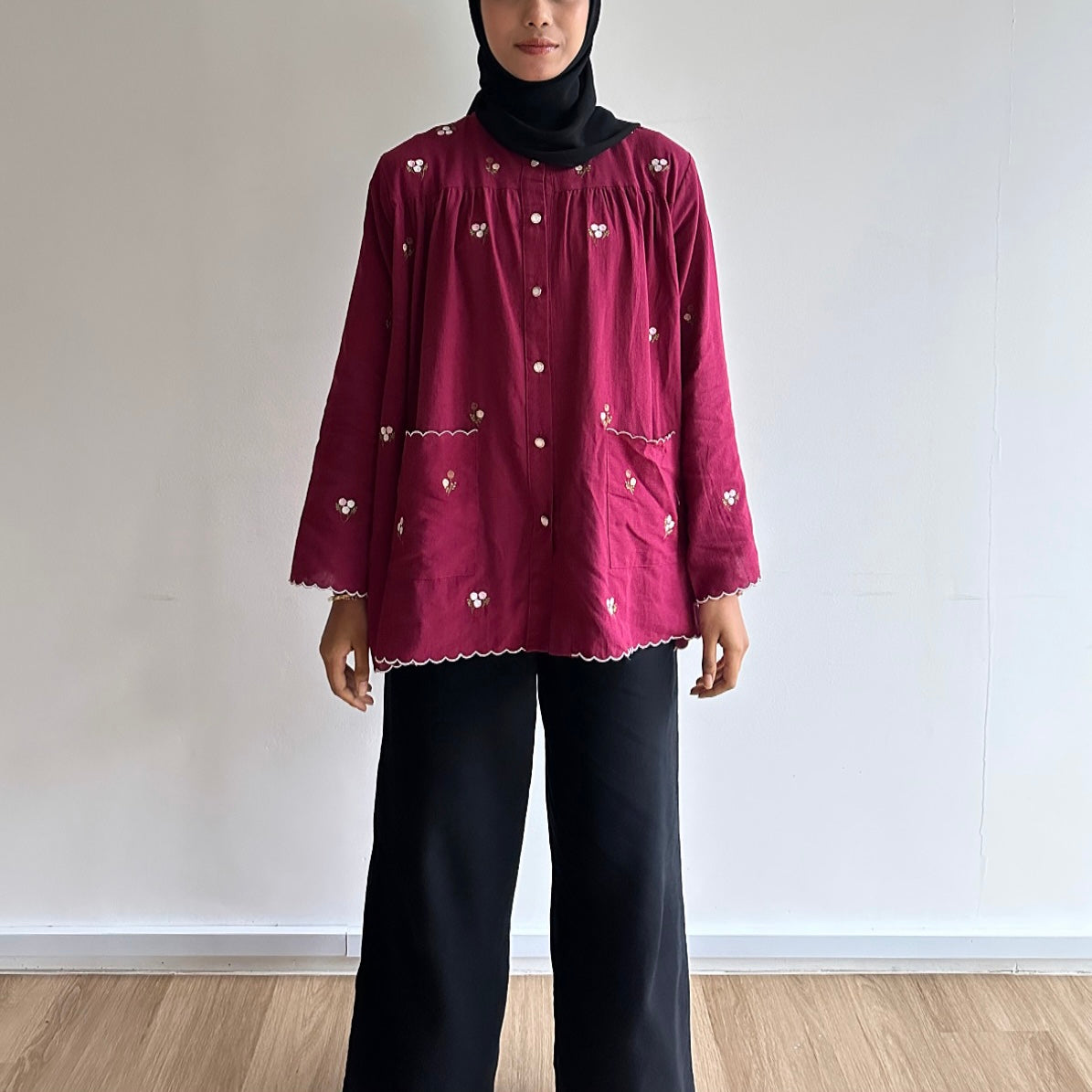 Yuna floral blouse