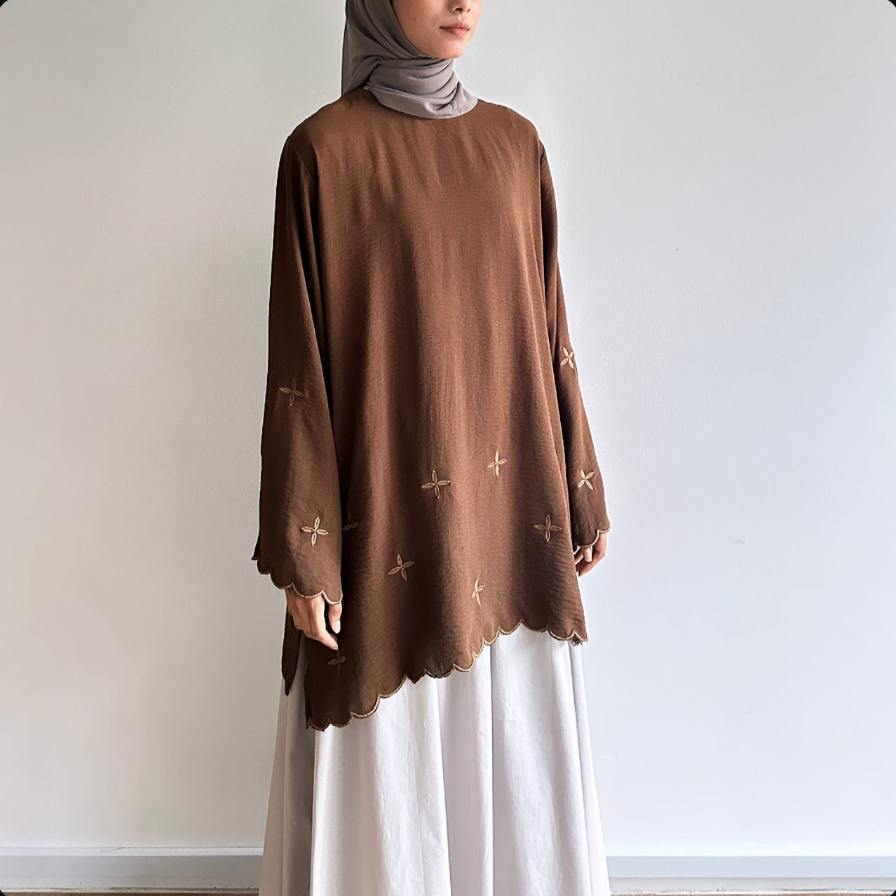 Elena sulam tunic