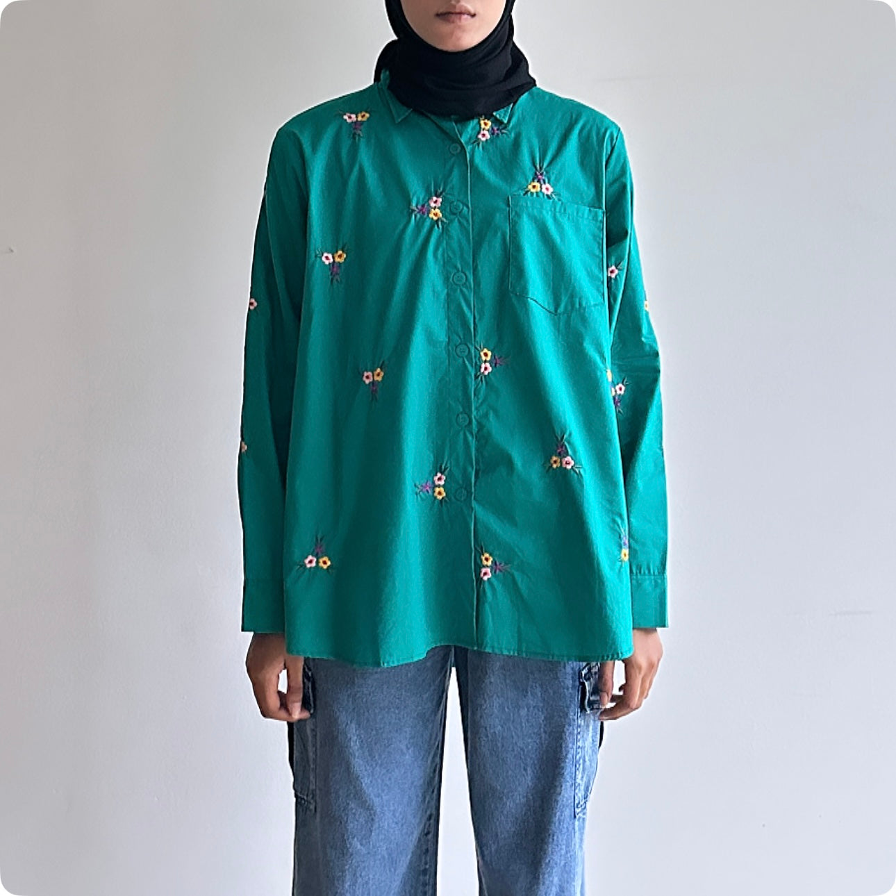 Aubrey floral shirt