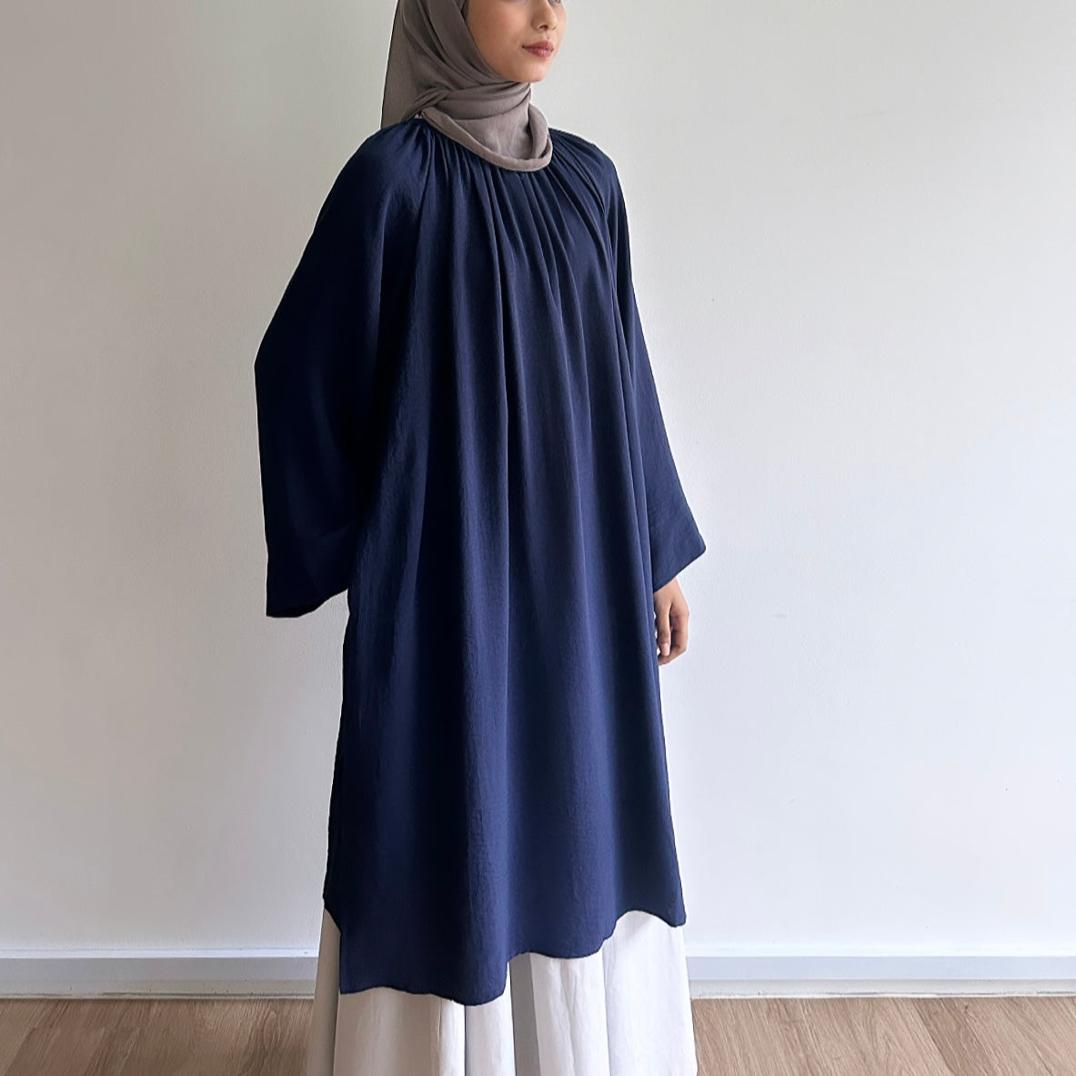 Mila basic raglan long tunic