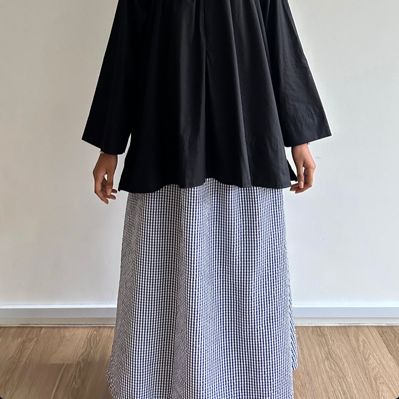 Kaia gingham skirt