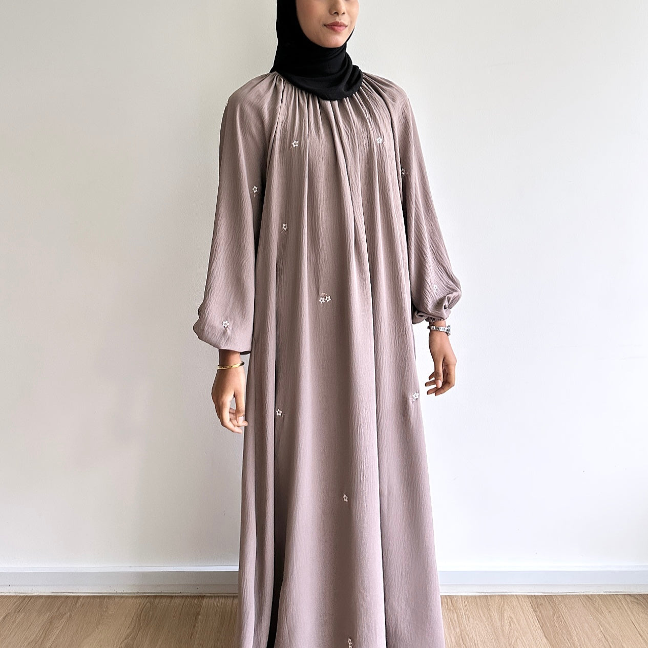 Yasmin embroidered maxi dress
