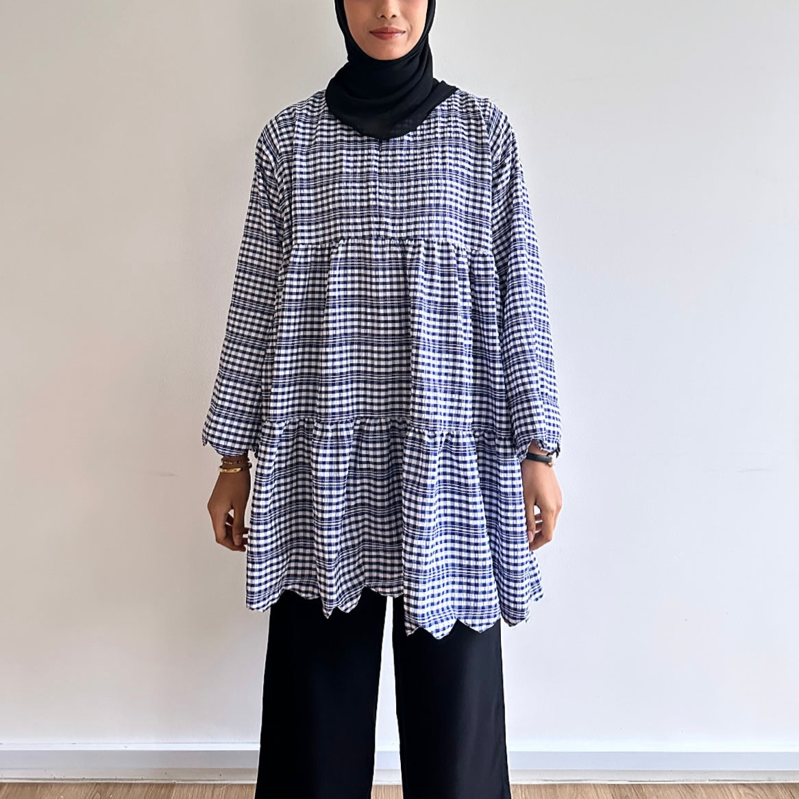 Elie gingham tunic
