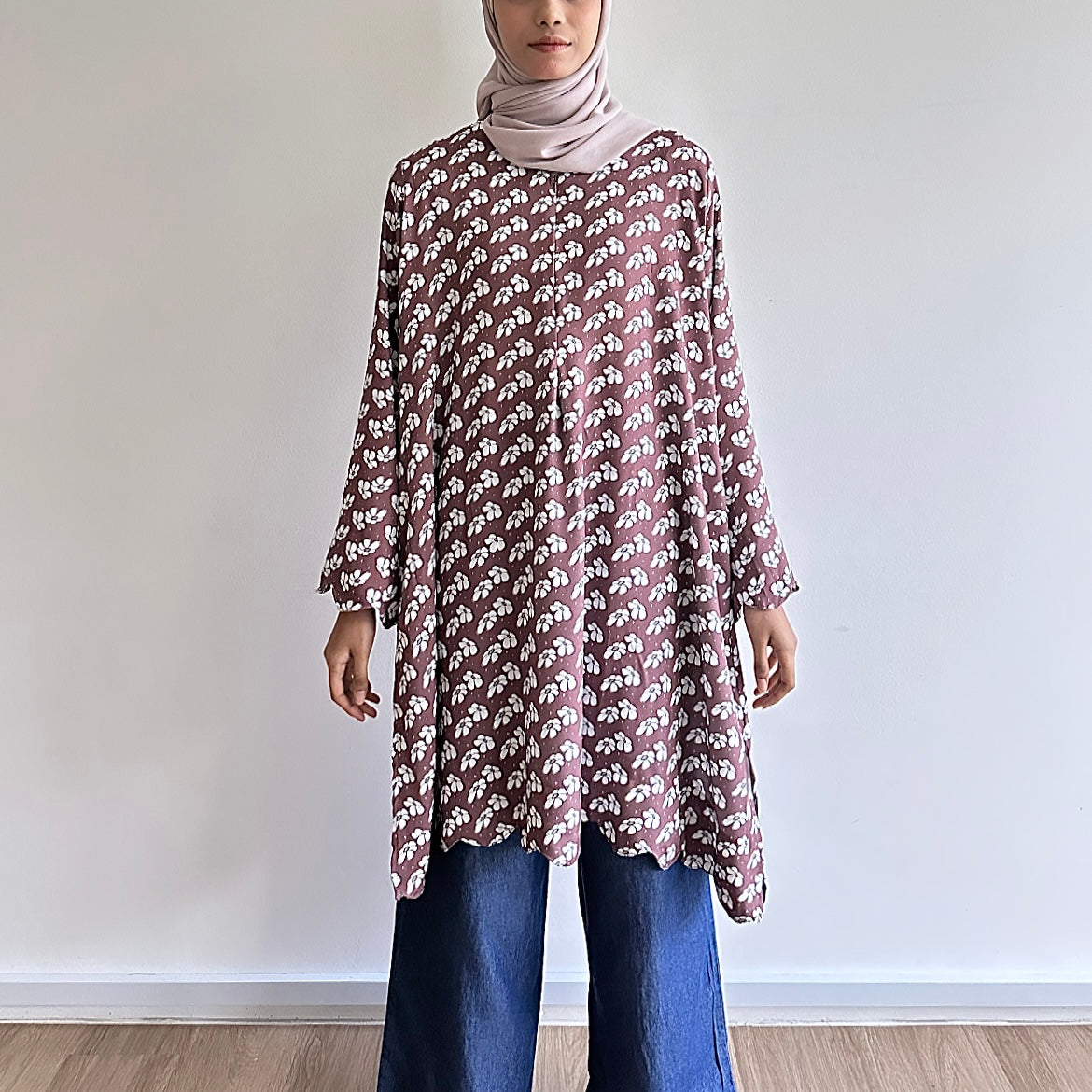 Mel floral printed tunic