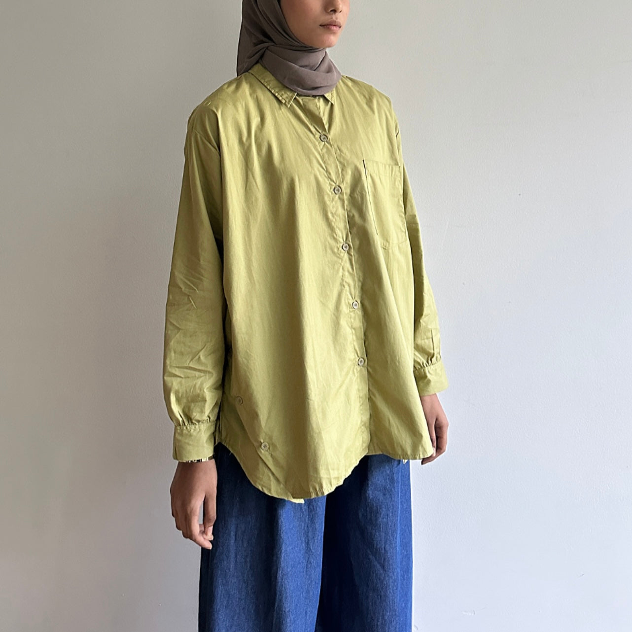 Estelle cotton oversized shirt