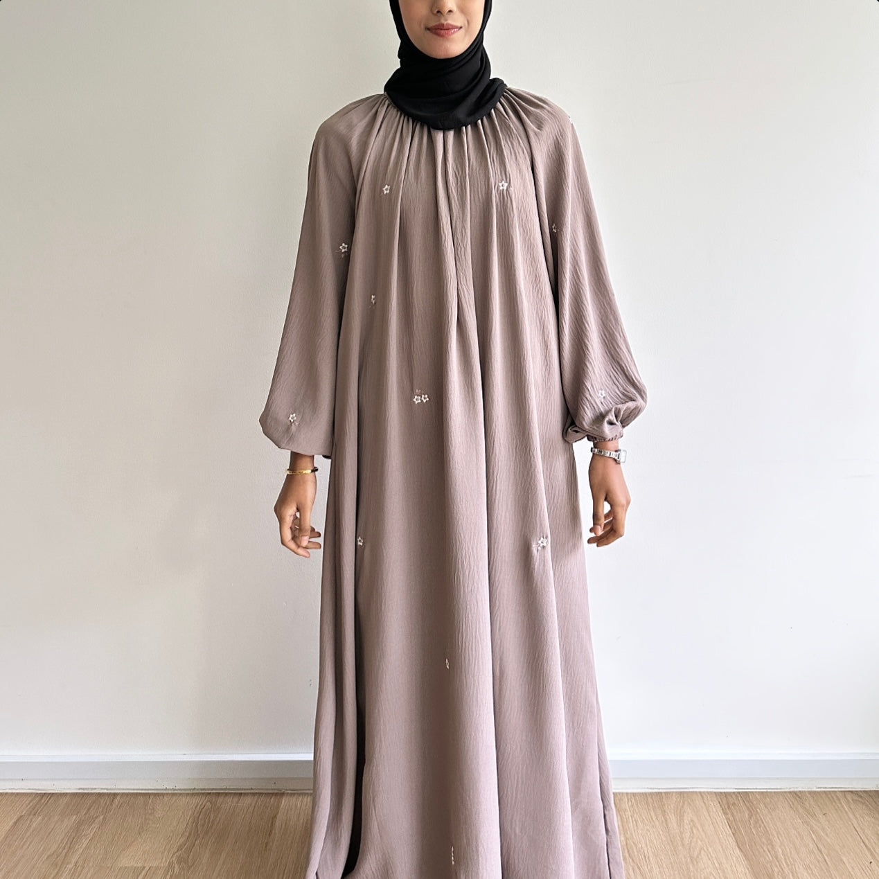 Yasmin embroidered maxi dress