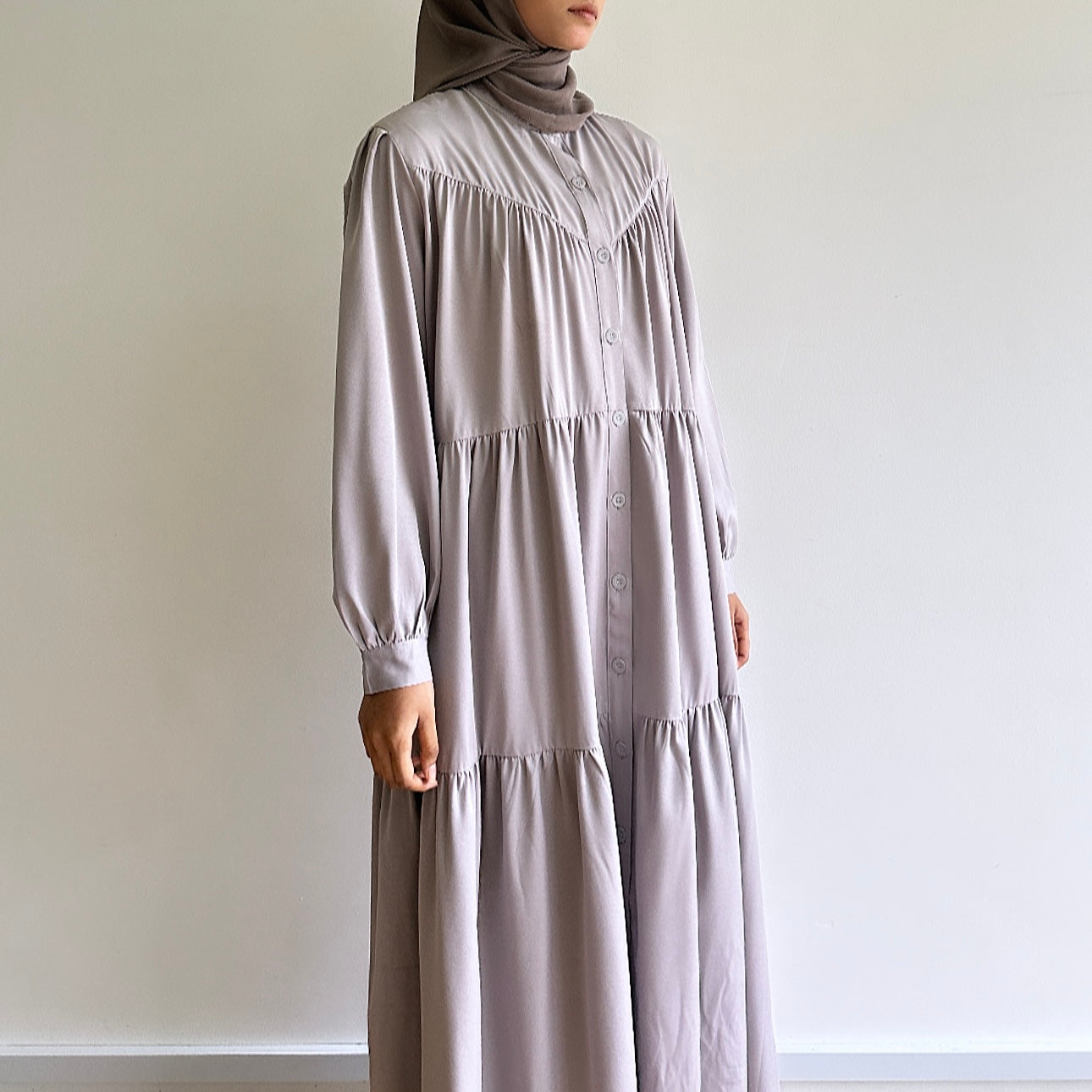 Stella tiered maxi dress