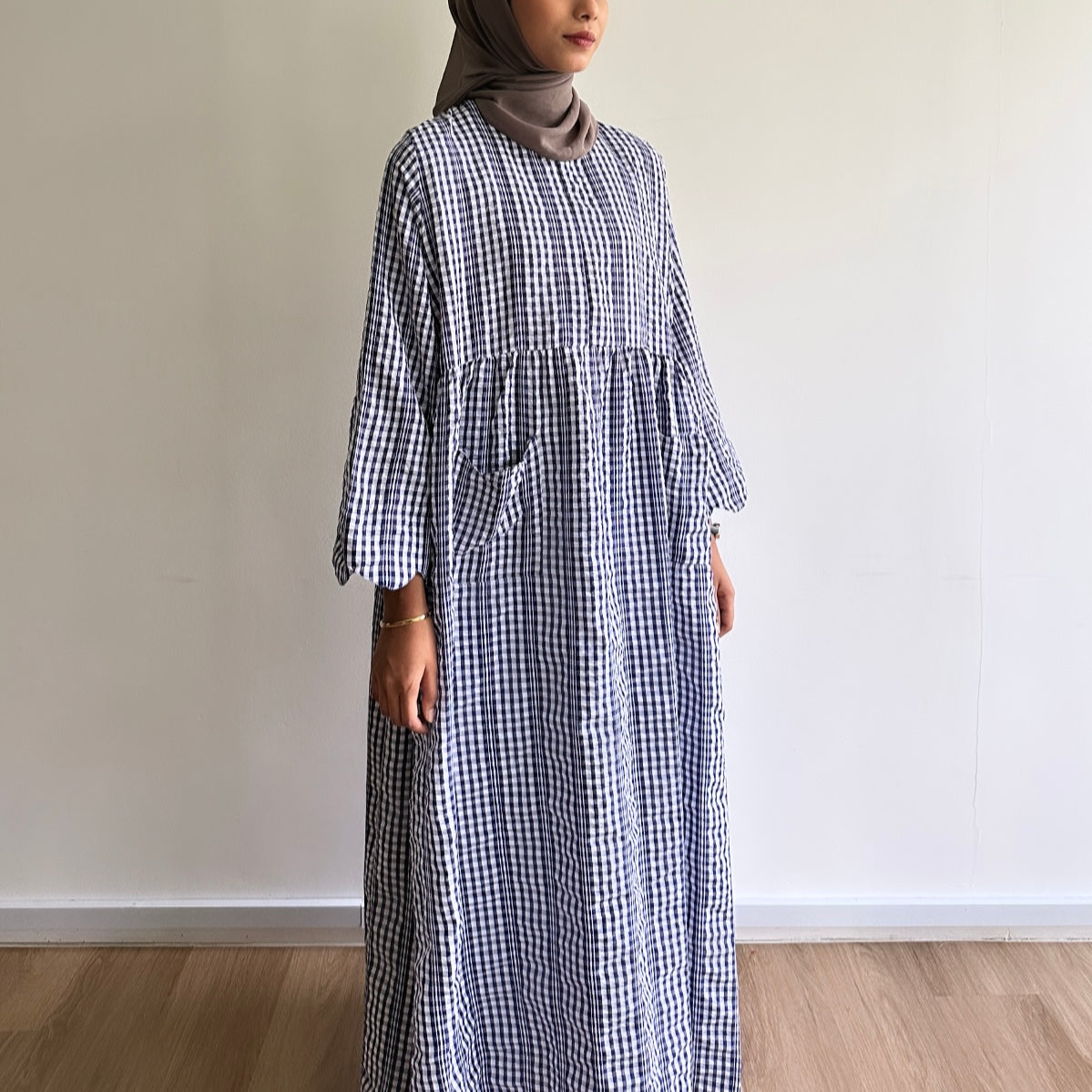 Maple gingham dress
