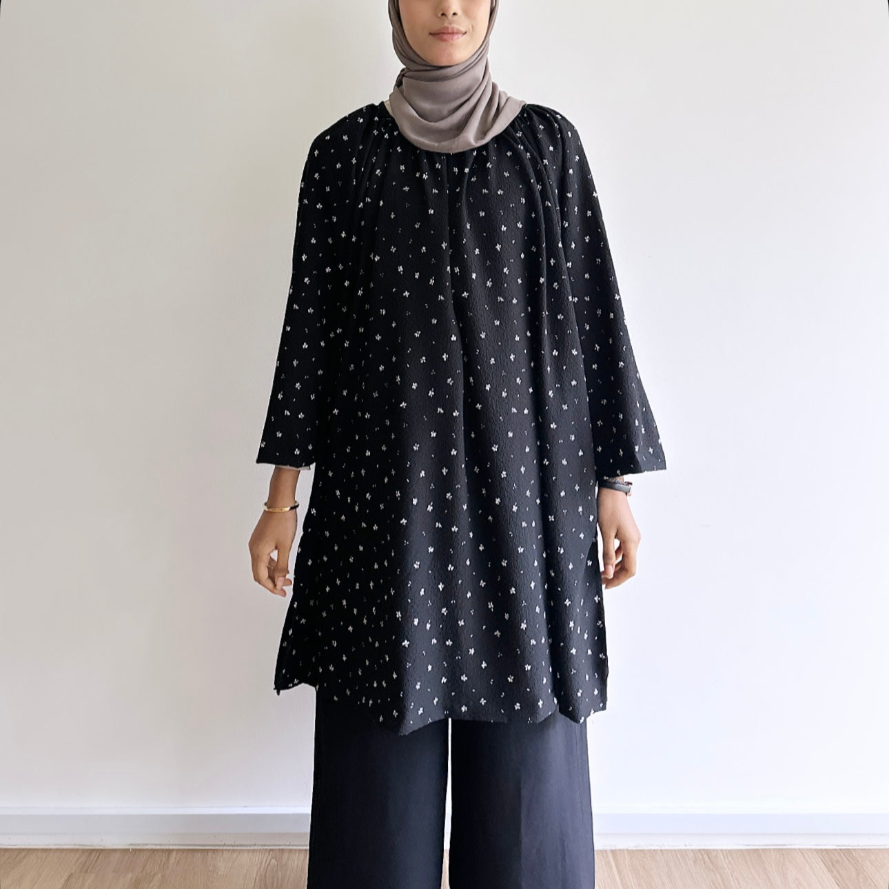 Evelyn floral tunic