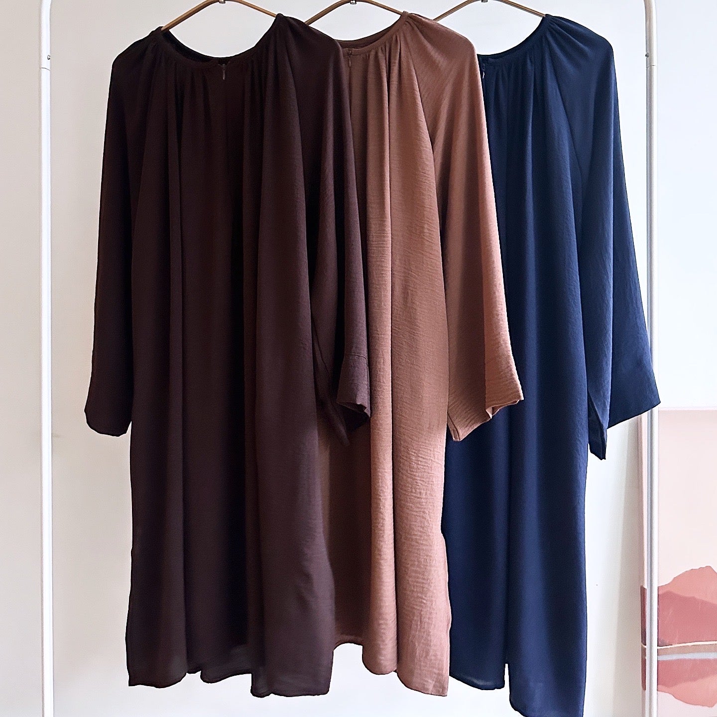 Mila basic raglan long tunic