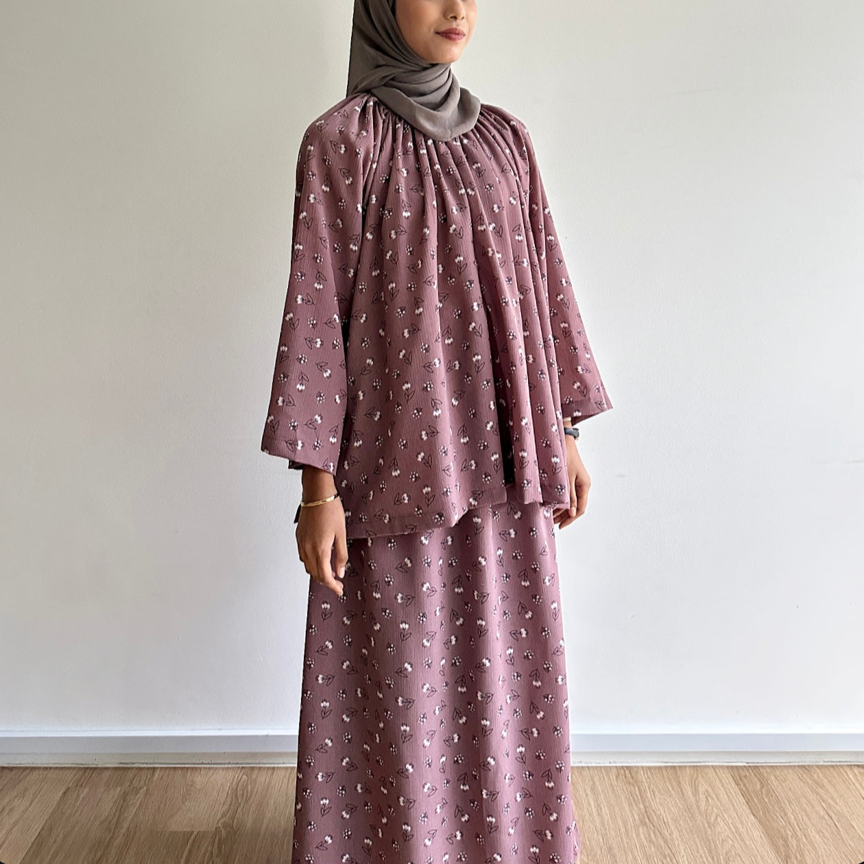 Fleur raglan skirt set