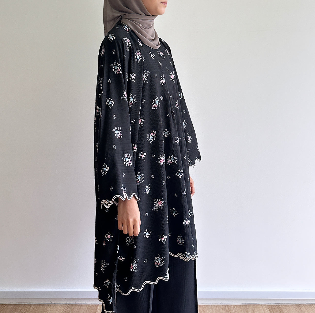 Lyn floral sulam tunic