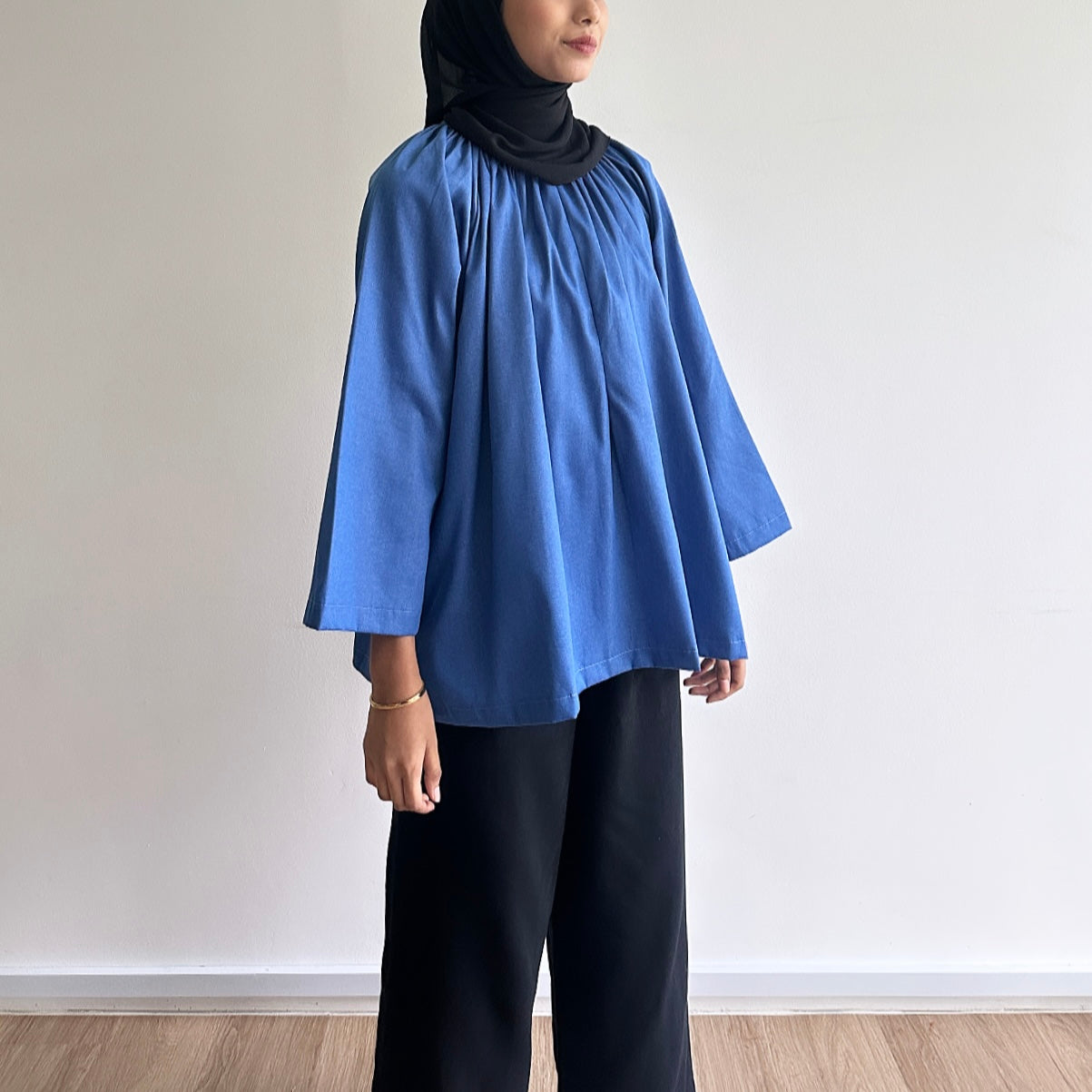 Wren denim blouse