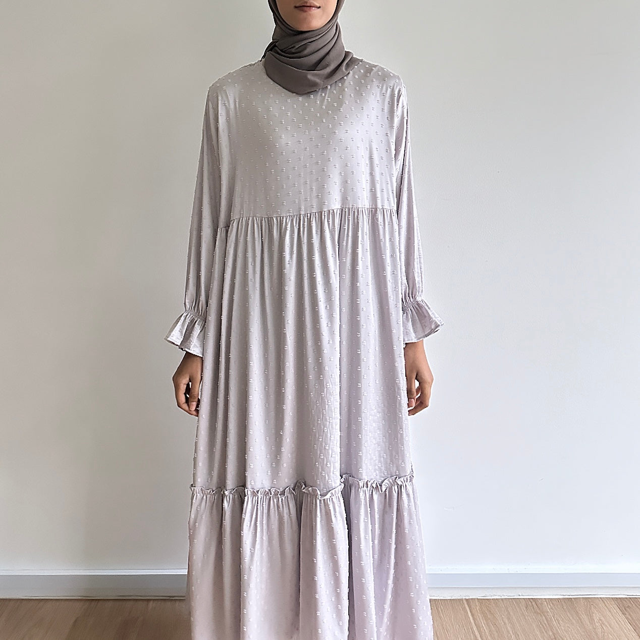 Sarah flowy silky dress