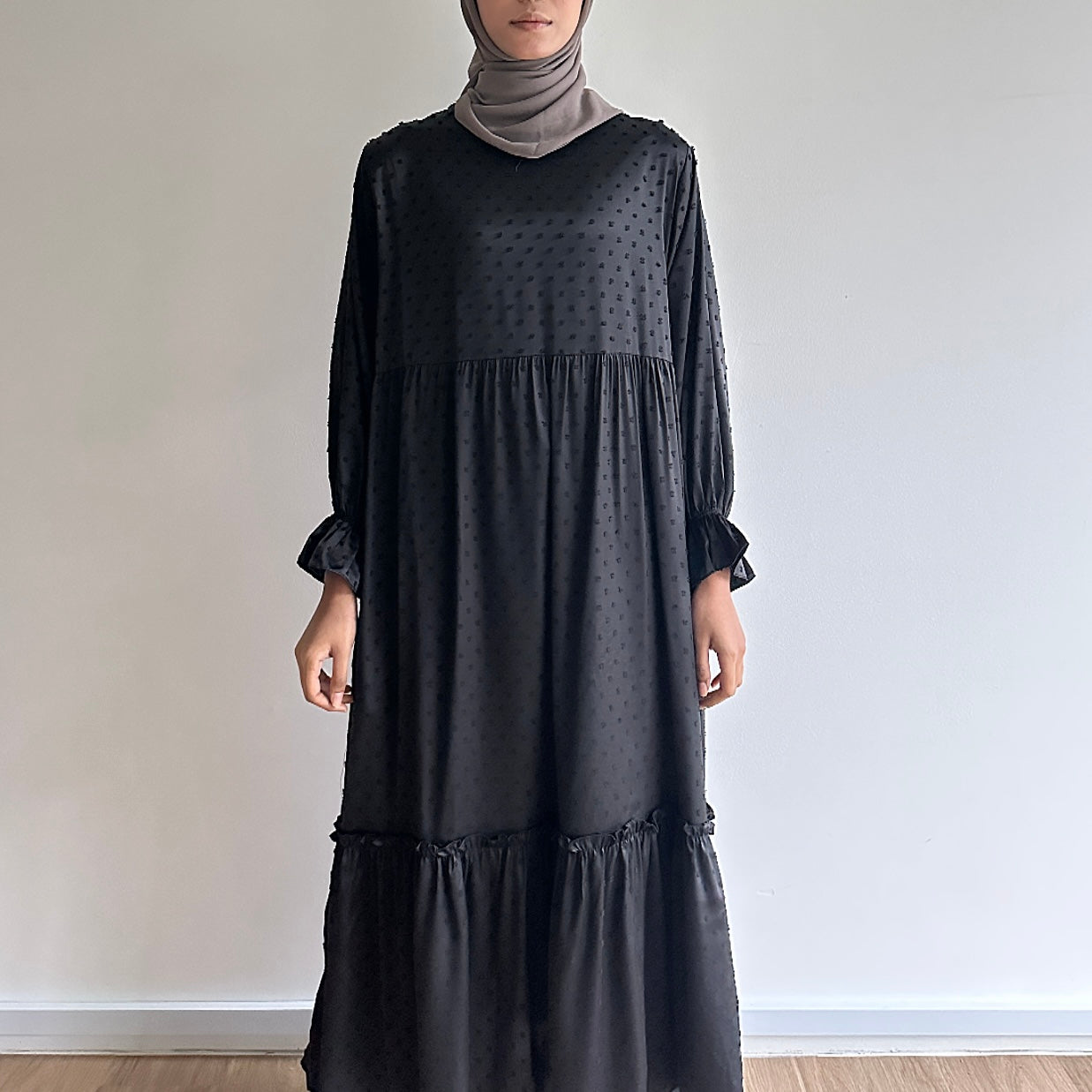 Sarah flowy silky dress