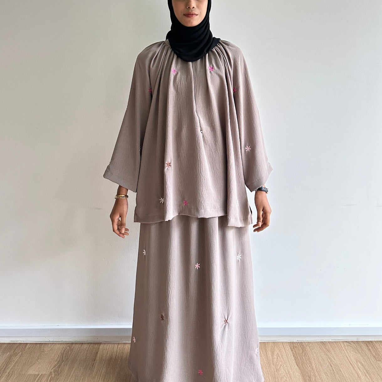 Heera floral skirt set