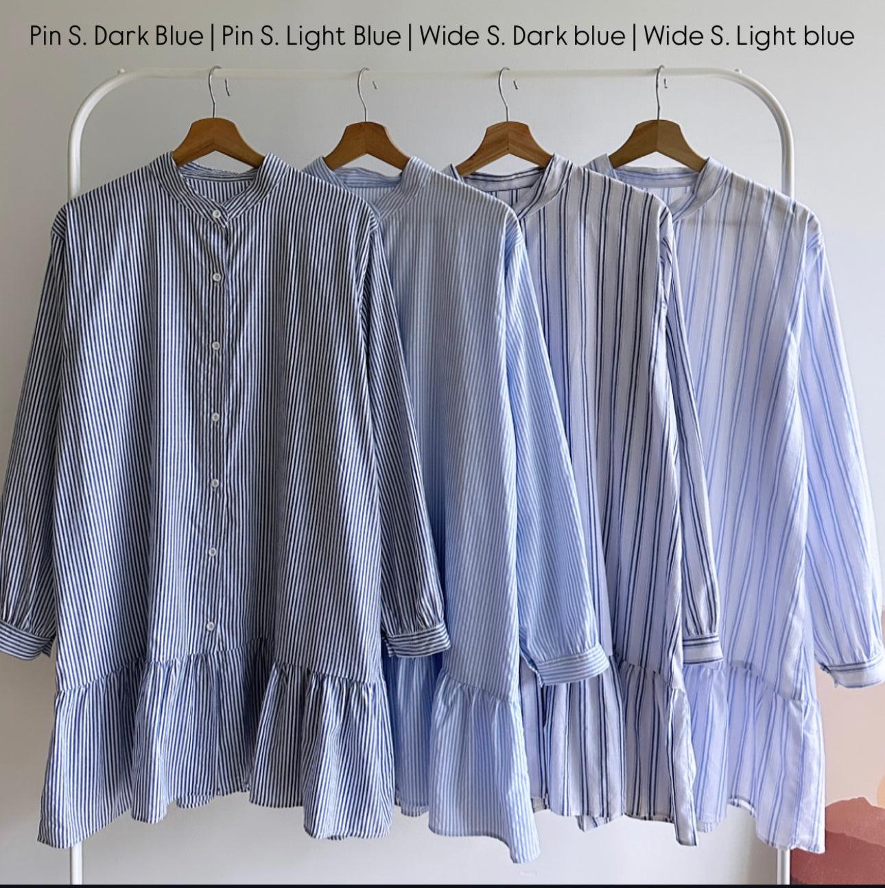 Selene stripe oversized blouse