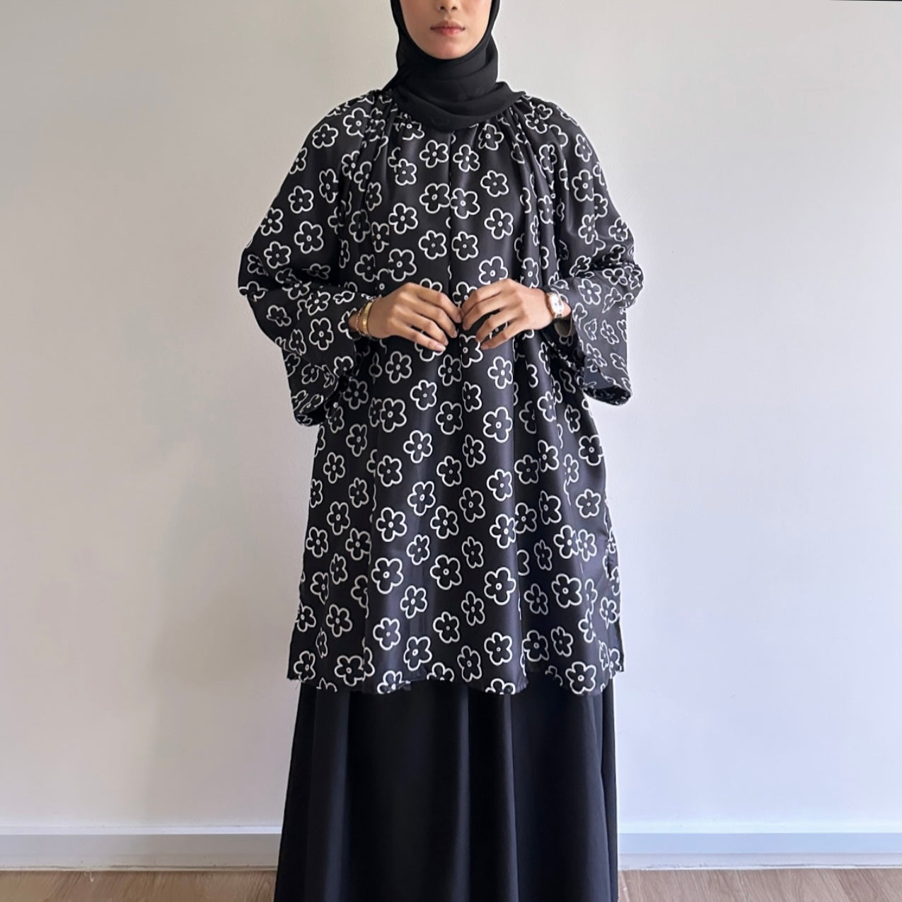 Amara printed tunic