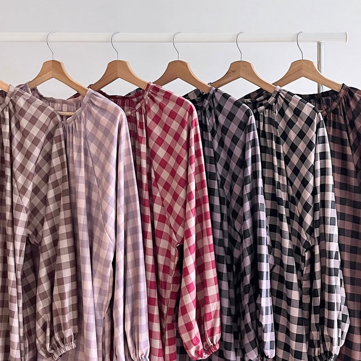 Inaya gingham maxi dress