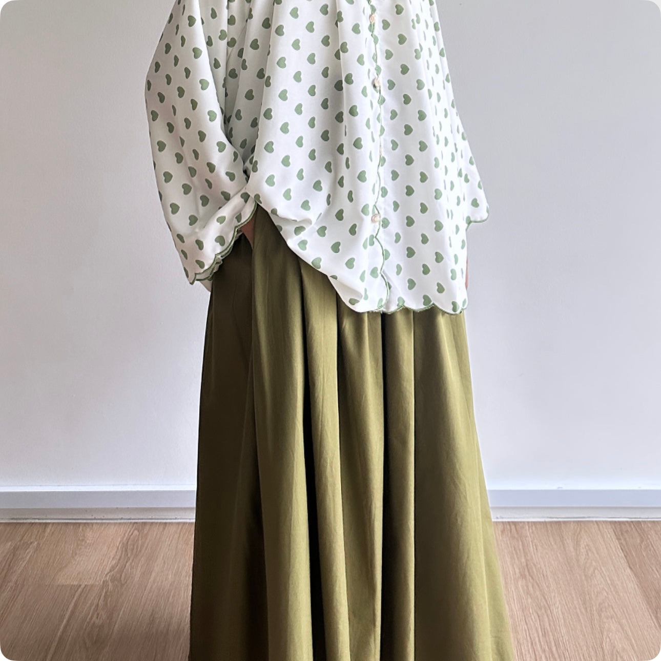 Irish wide skirt