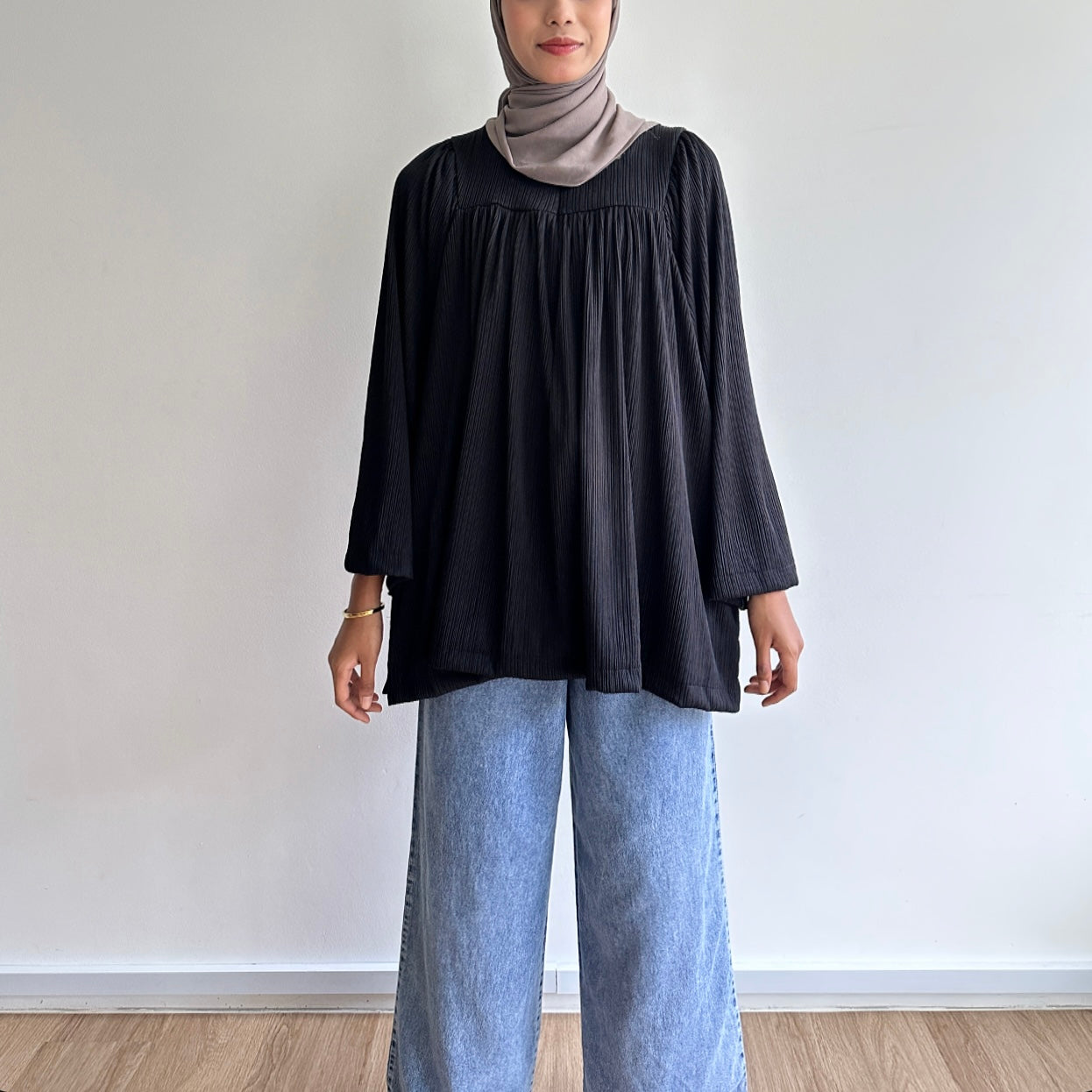Bella ribbed blouse