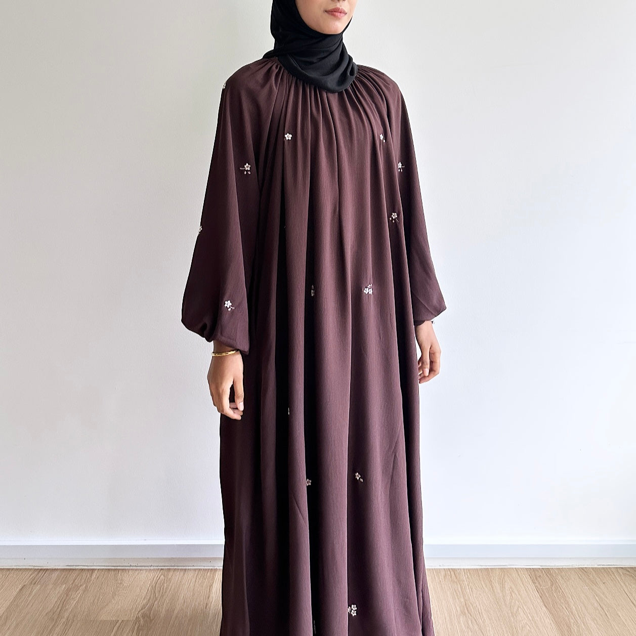 Yasmin embroidered maxi dress