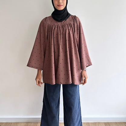 Netta polka dot blouse