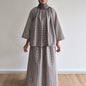 Tania small checkered skirt set
