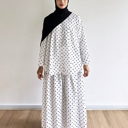 Matilda polka dot skirt set