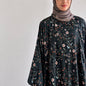 Luna Gathered Floral Maxi Dress