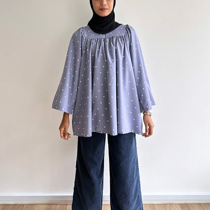 Netta polka dot blouse