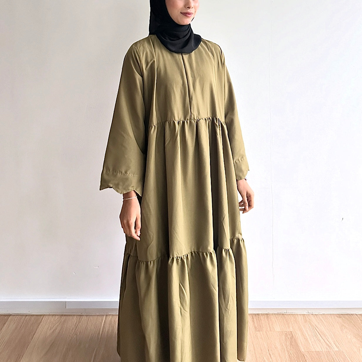 Aurelia Gathered Maxi Dress
