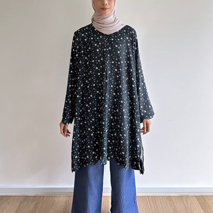 Mel floral printed tunic