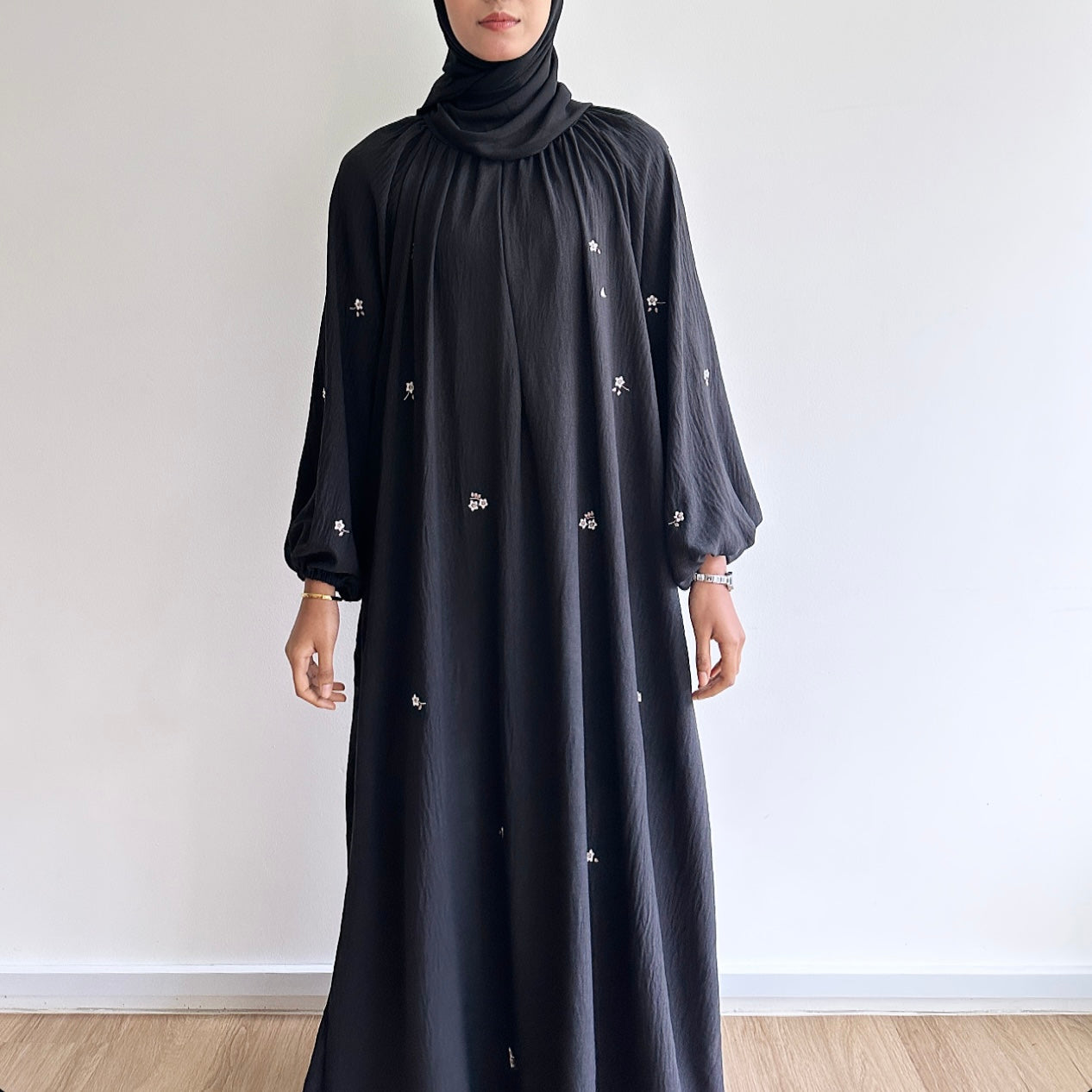 Yasmin embroidered maxi dress